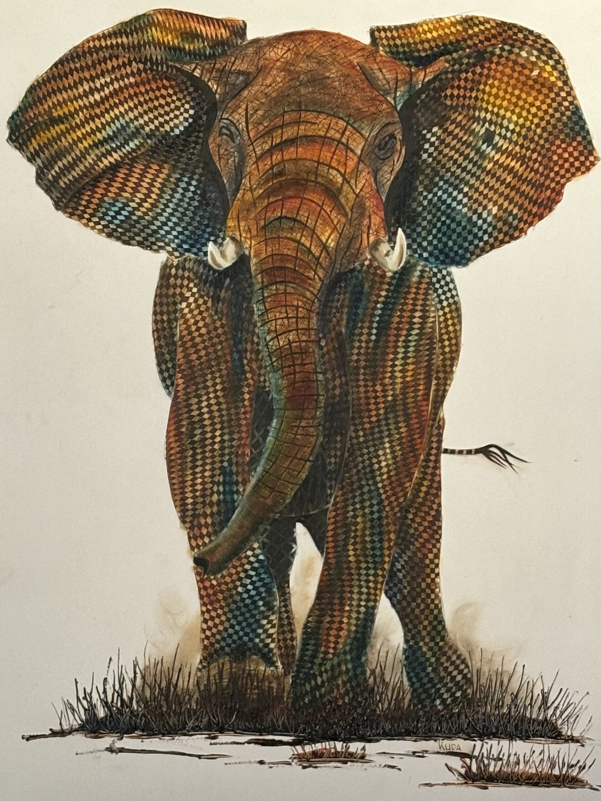 Elephant — Standing Portrait