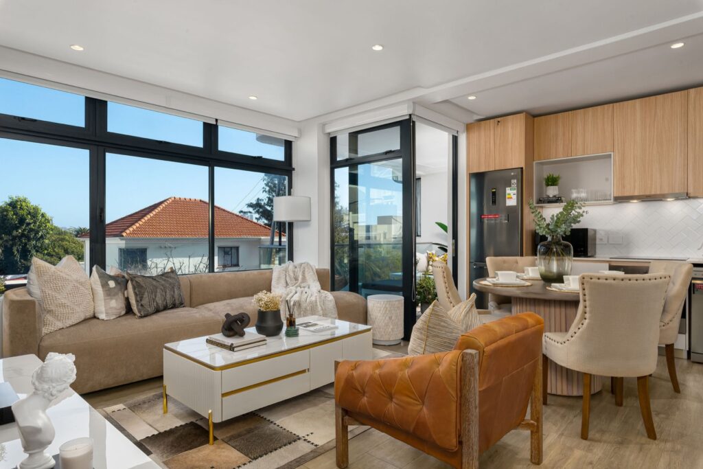 Sea Point luxury apartment living room